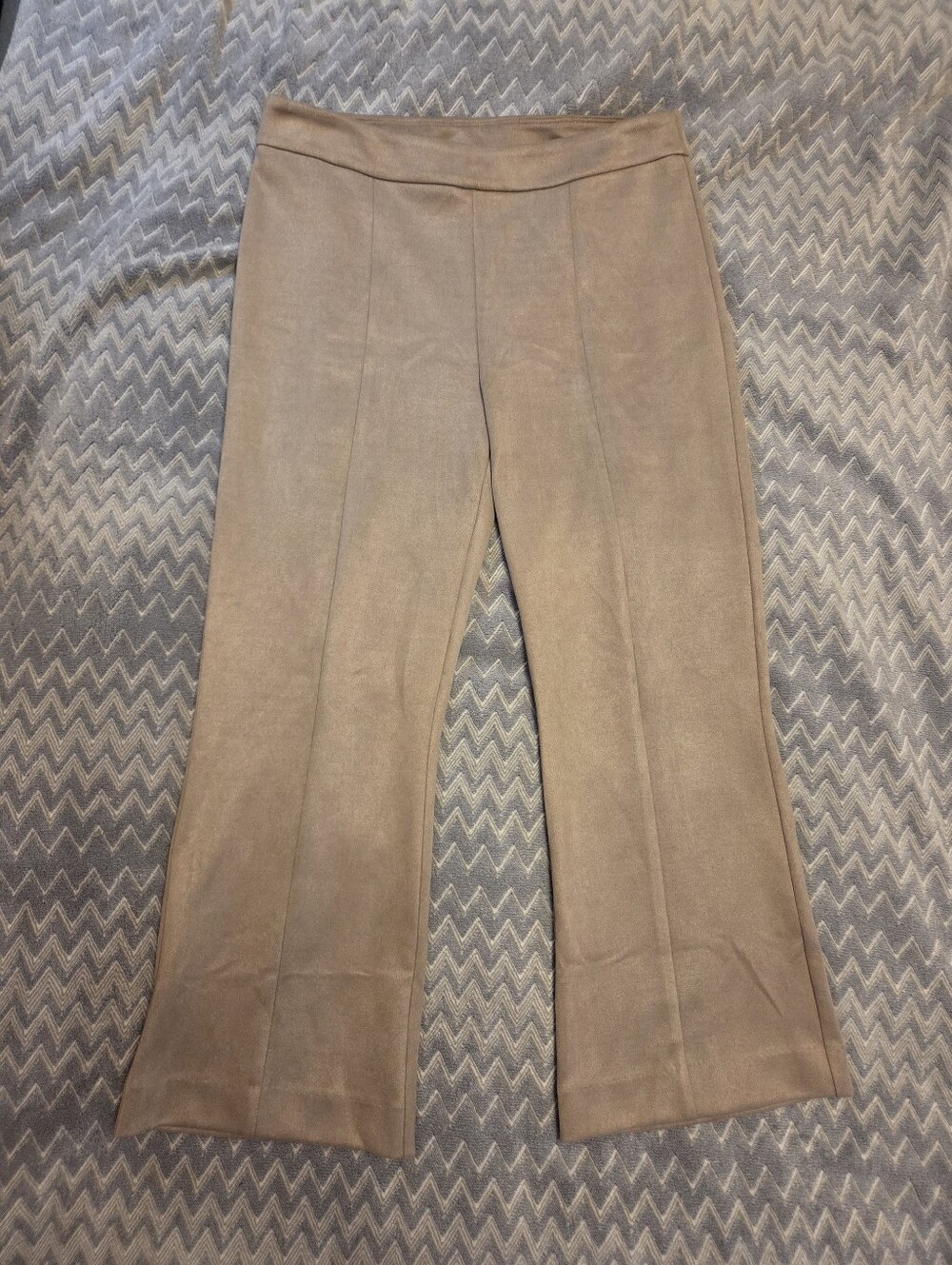 Joseph Ribkoff Tan Suede Pants